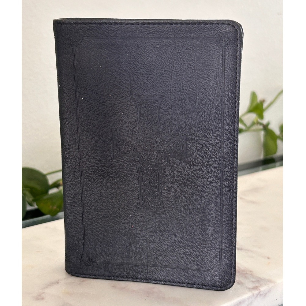 Crossway ESV Holy Bible Value Compact Black TruTone Celtic Cross Edition